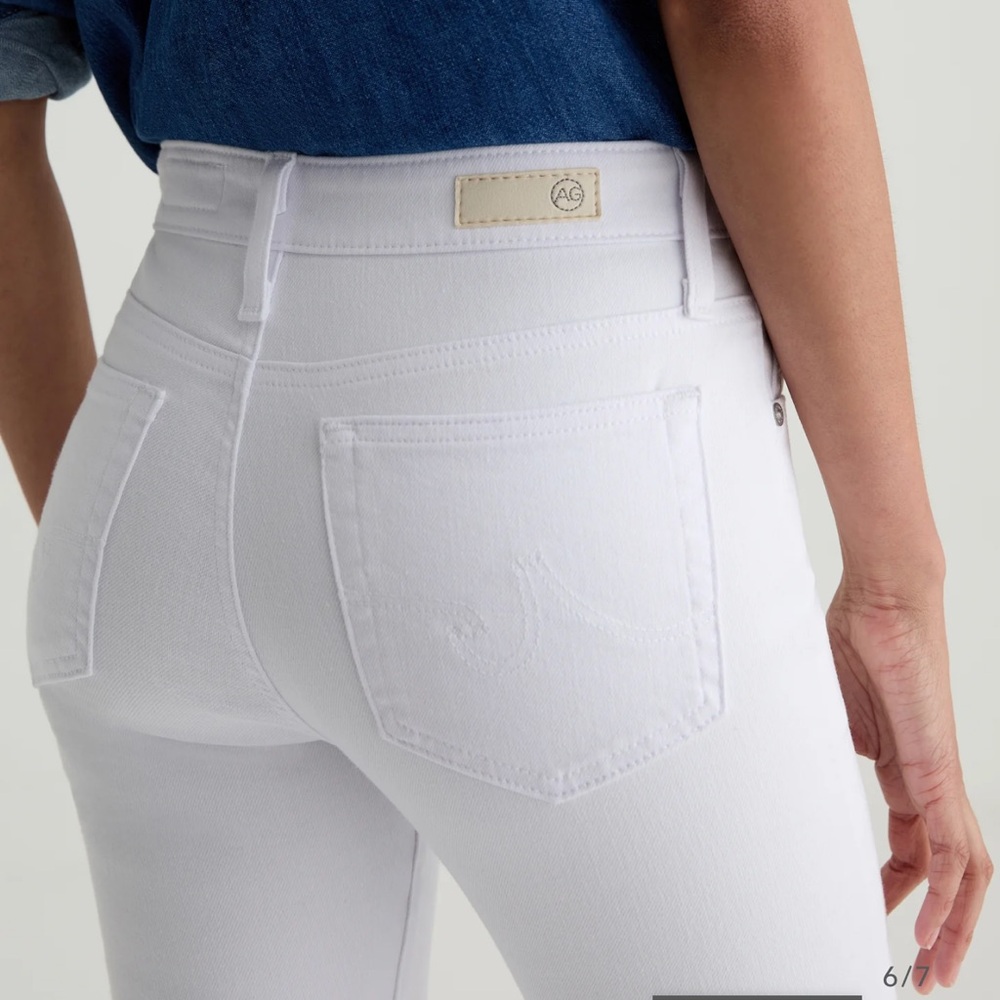 NWT AG jeans white ankle zip - Picture 2 of 9